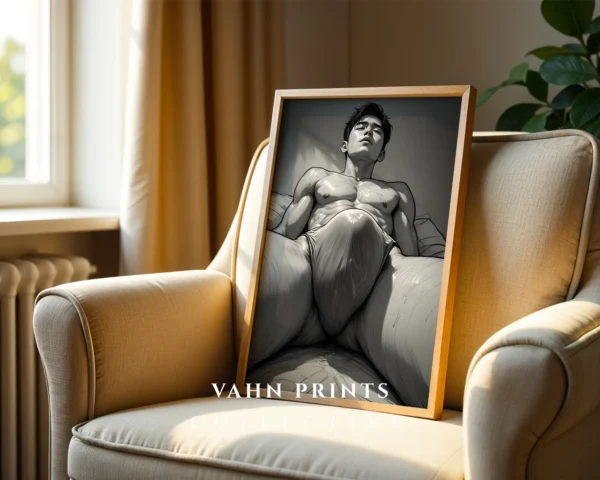 Man Body Expression Art Wall Decor Digital Download