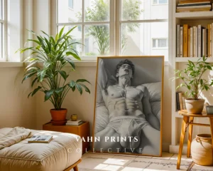 Man Figure Contemporary Print Wall Art Digital File