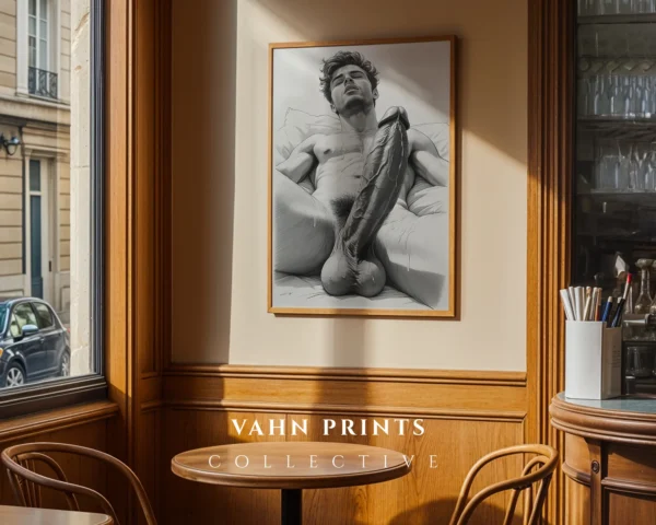 Man Nude Figure Art Wall Art Printable Decor