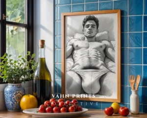 Man Body Form Art Wall Art Digital Download