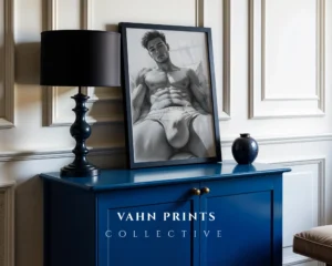 Man Figure Elegant Wall Art Printable Body Decor