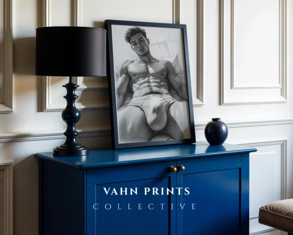 Man Figure Elegant Wall Art Printable Body Decor