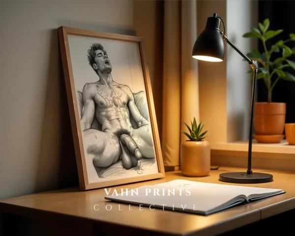 V769c_m1 Man Anatomy Modern Wall Art Printable Artistic Print