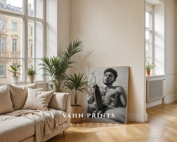 V773c_m1 Man Body Contemporary Art Wall Art Printable