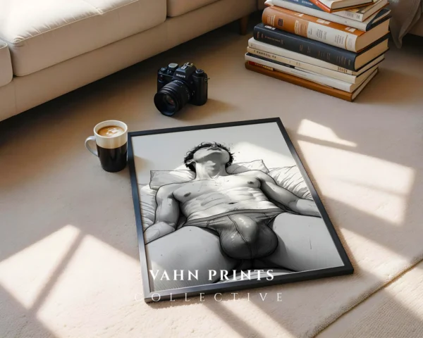 Man Form Clean Art Wall Art Printable Modern Decor