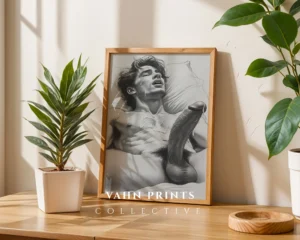 Man Figure Stylish Wall Art Printable Digital Print