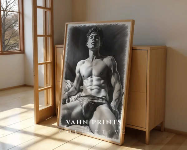 Man Form Stylish Wall Art Printable Modern Art