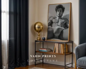 Man Nude Contemporary Wall Art Printable Digital