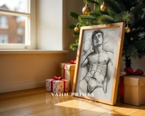 Man Anatomy Artistic Wall Art Printable Download