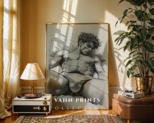 Man Figure Modern Poster Wall Art Printable