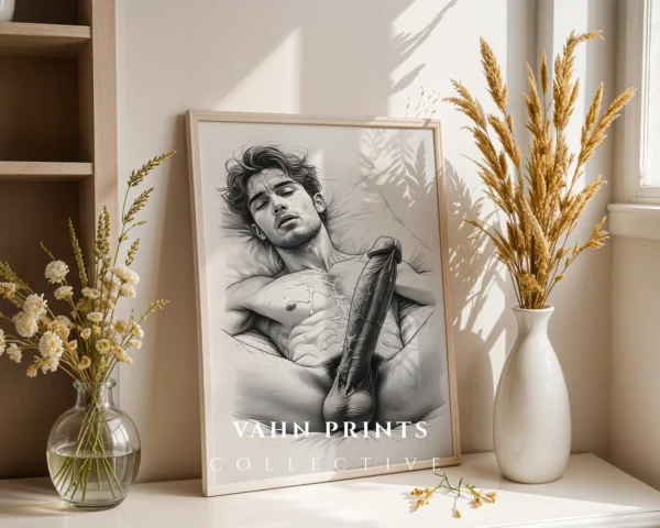 V803c_m1 Man Torso Minimal Art Wall Art Printable Digital