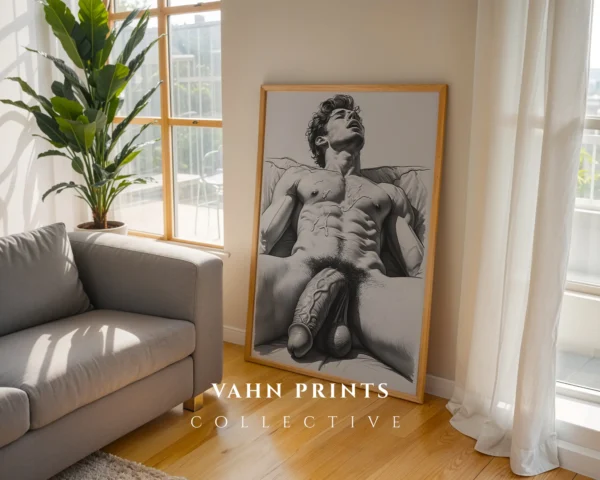 Figure Study Wall Art Printable Minimalist Poster