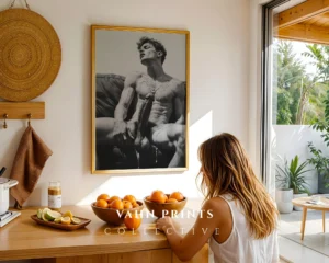 Male Form Wall Art Print Modern Digital Download