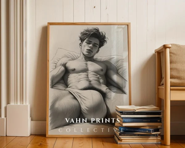 Elegant Body Wall Art Print Minimalist Digital Decor