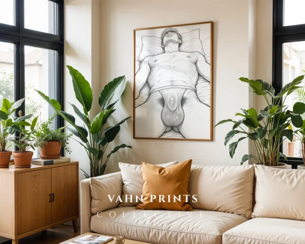 V831c_m1 Minimal Body Wall Art Printable Figure Poster