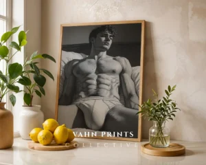 Athletic Torso Wall Art Printable Poster Download