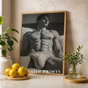 Athletic Torso Wall Art Printable Poster Download