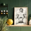 Torso Expression Wall Art Print Digital Download