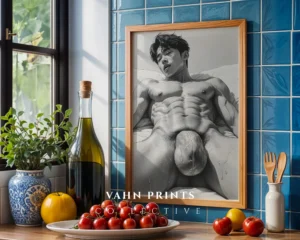 Torso Study Wall Art Printable Figure Poster