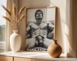 Stylized Male Wall Art Printable Poster