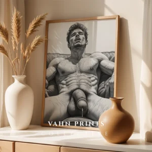 Stylized Male Wall Art Printable Poster