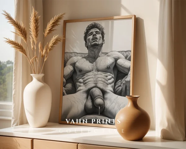 Stylized Male Wall Art Printable Poster