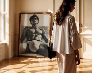 Athletic Form Wall Art Printable Digital Poster