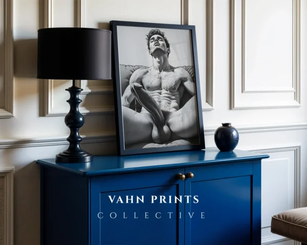 Stylish Male Wall Art Print Digital Download