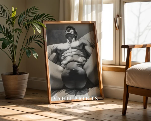 Gym Body Figure Wall Art Printable Poster