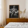 Torso Contour Wall Art Print Modern Digital