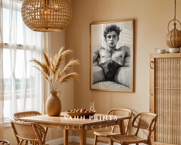 Masculine Form Wall Art Print Digital Download