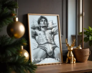 Modern Body Silhouette Wall Art Printable Poster