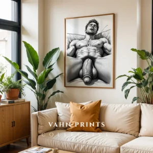 Torso Line Study Wall Art Printable Poster