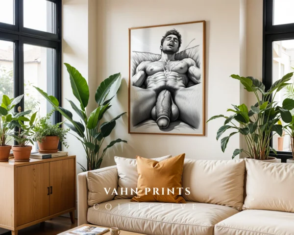 Torso Line Study Wall Art Printable Poster