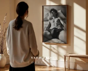 Stylized Body Wall Art Printable Figure Poster