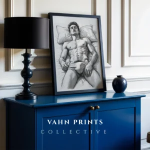 Male Anatomy Poster Wall Art Print Digital Download