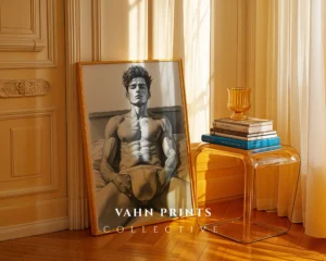 V905c_m1 Fitness Inspired Figure Wall Art Printable Poster