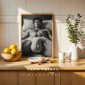 Masculine Nude Wall Art Printable Poster