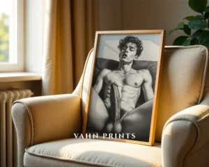 Body Outline Wall Art Print Digital Decor