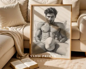 Male Form Expression Wall Art Printable Poster