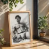 Male Body Line Drawing Wall Art Print Digital Download