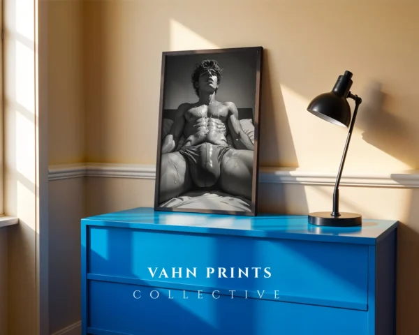 Sculpted Figure Wall Art Printable Poster